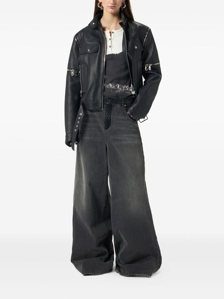 grey 100% co clothing jeans by Selfnex