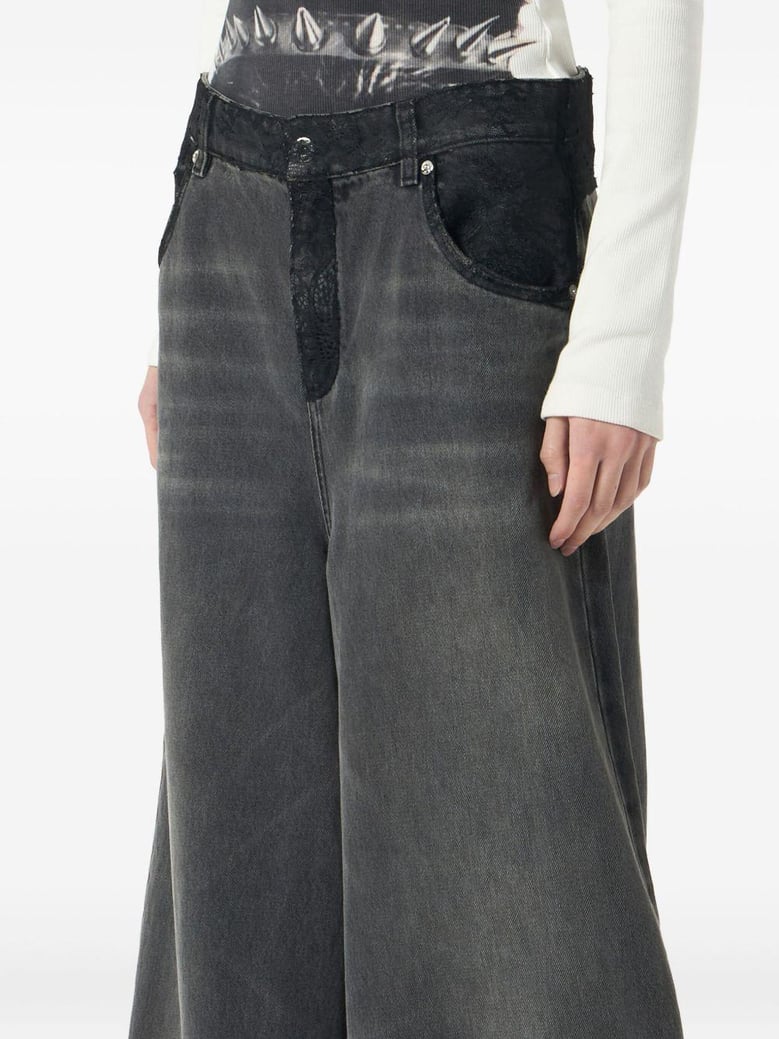 grey 100% co clothing jeans by Selfnex