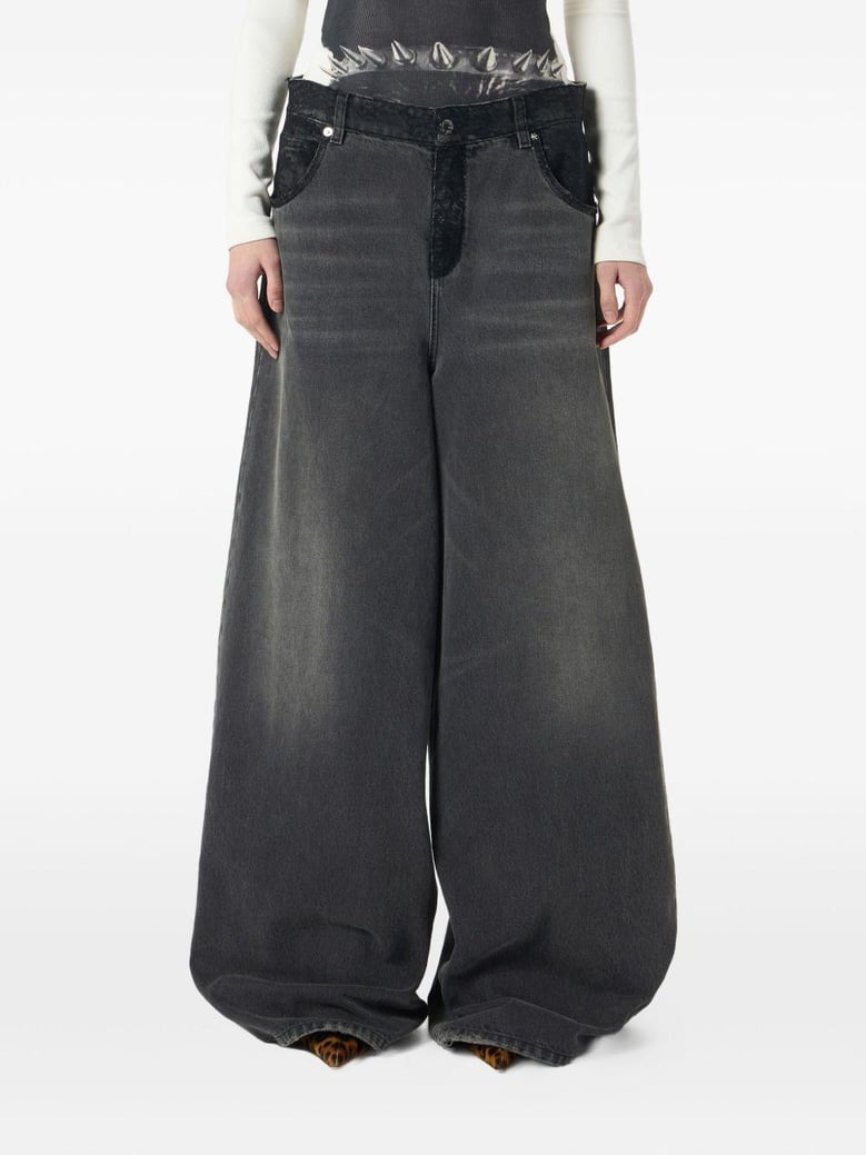 grey 100% co clothing jeans by Selfnex