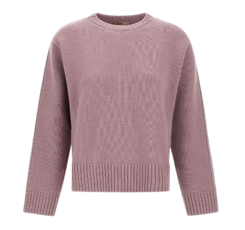 pink wool sweater by Selfnex