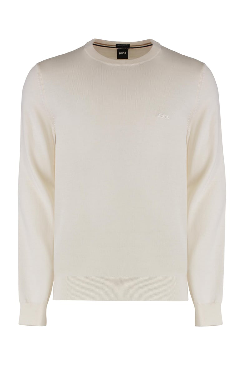 virgin wool crew-neck sweater by Selfnex