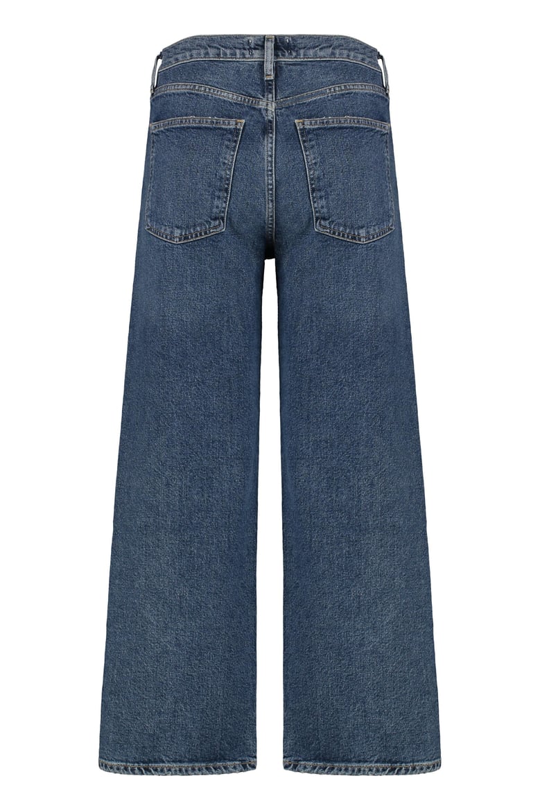 enroll cropped jeans by Selfnex