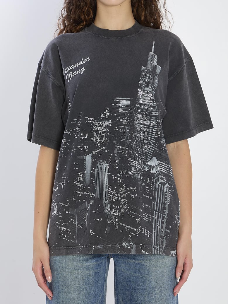 t-shirt with rhinestones by Selfnex