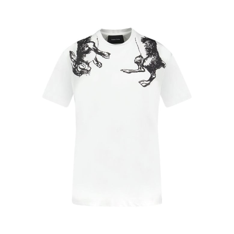 hare illustration t shirt by Selfnex