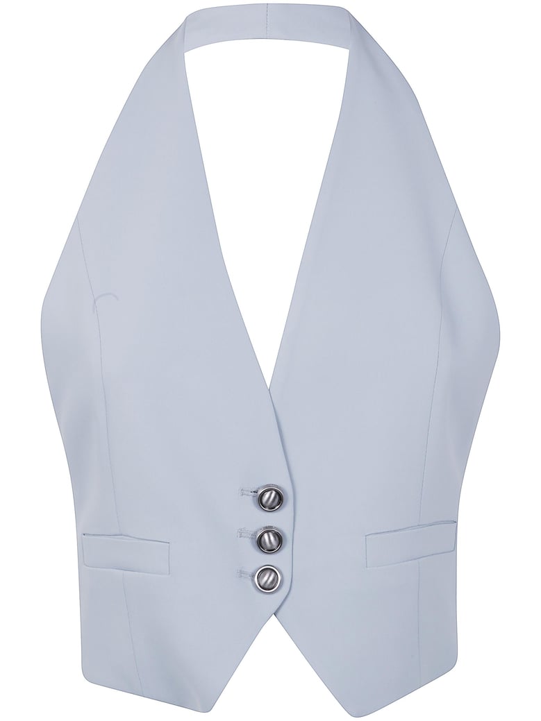 moretta single-breasted vest by Selfnex