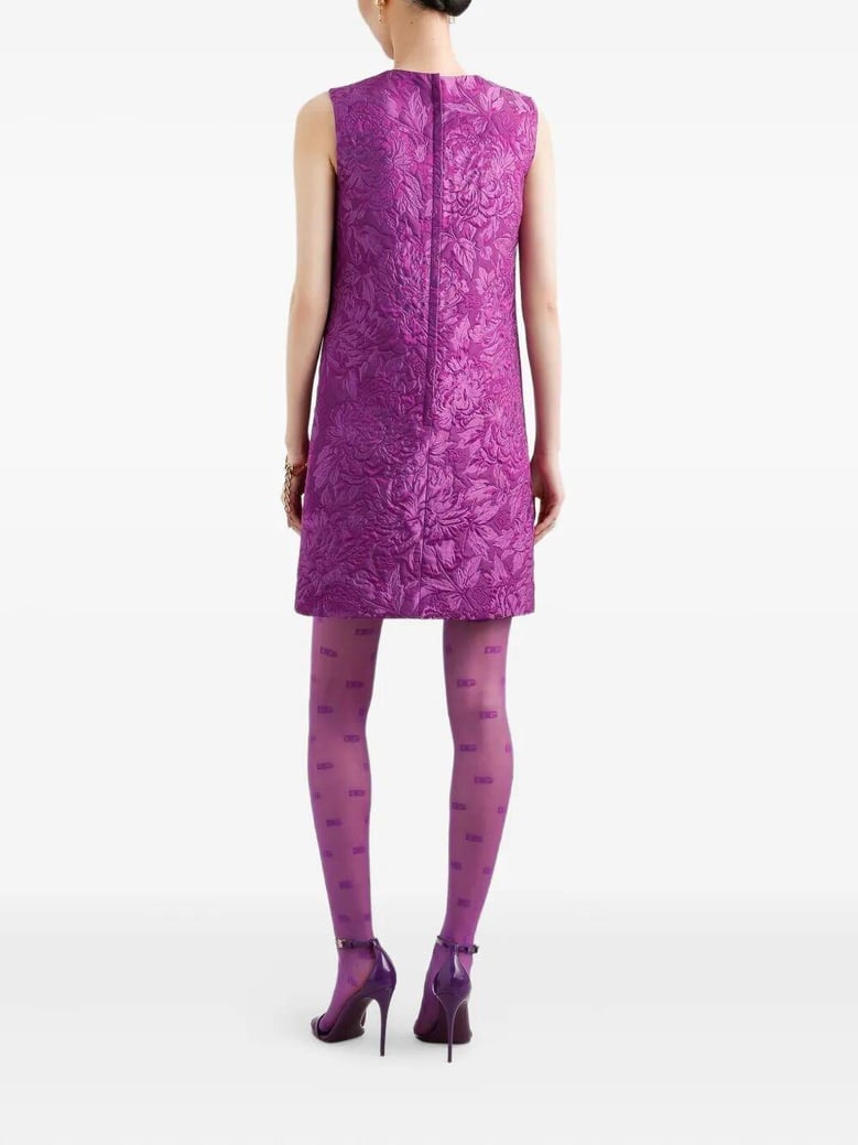 jaquard mini dress by Selfnex