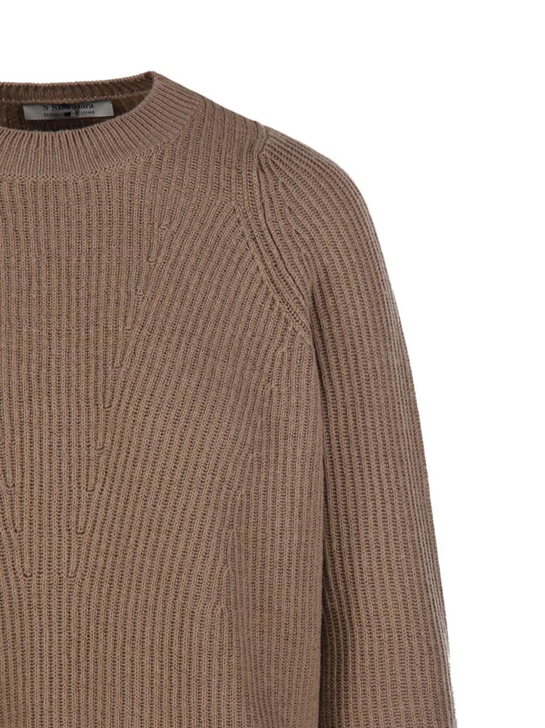 crew neck wool sweater by Selfnex