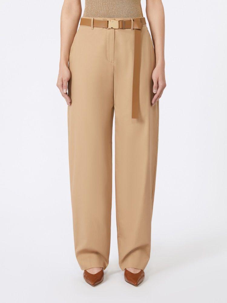bleu trouser camel by Selfnex