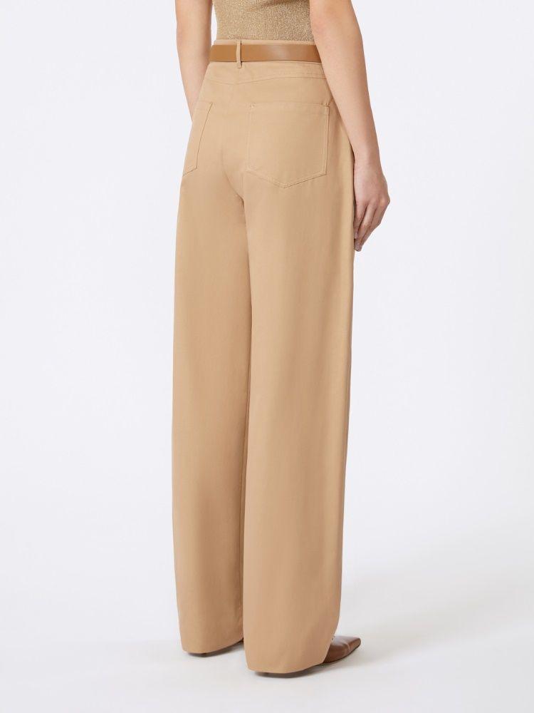 bleu trouser camel by Selfnex