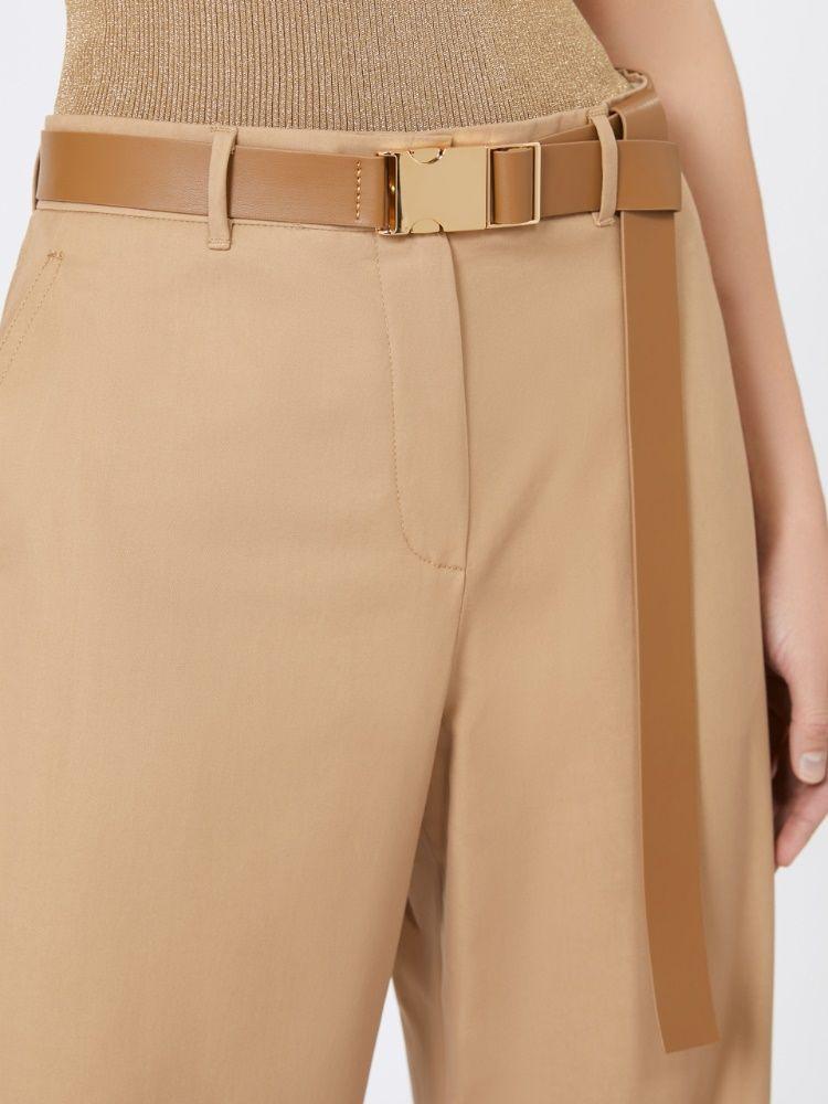 bleu trouser camel by Selfnex