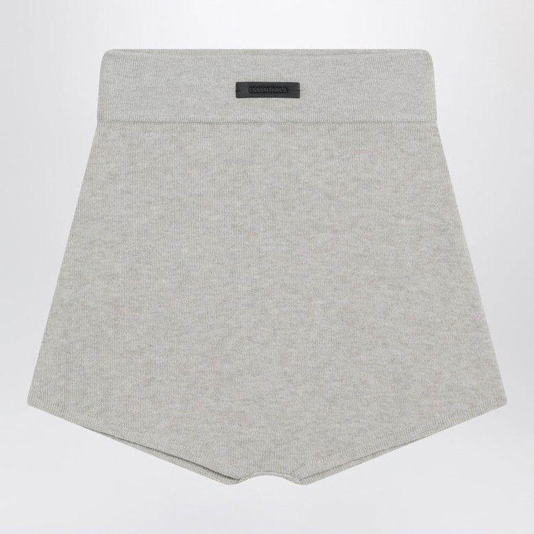 ribbed greige culottes by Selfnex