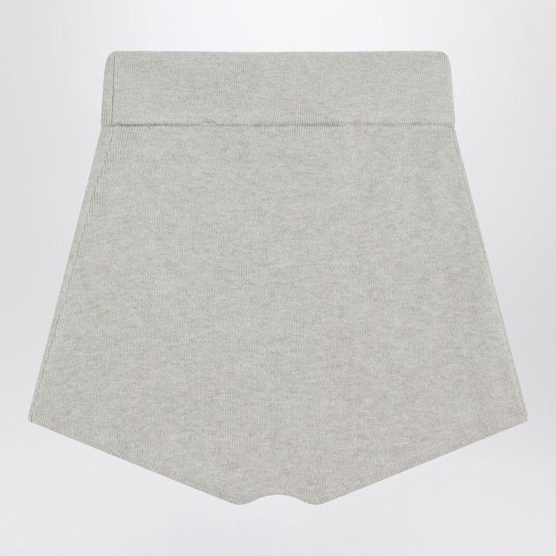 ribbed greige culottes by Selfnex