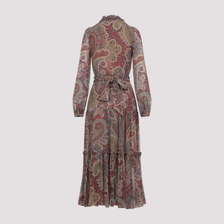 long dress with paisley print by Selfnex