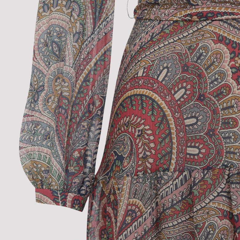 long dress with paisley print by Selfnex