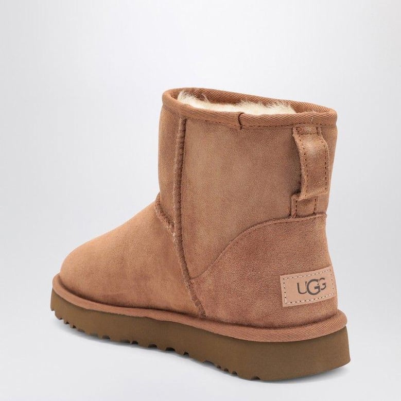classic mini ii boots in chestnut by Selfnex