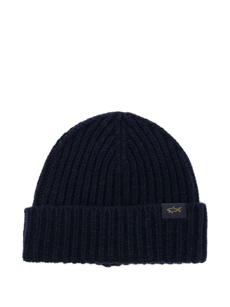 ribbed wool blend beanie by Selfnex