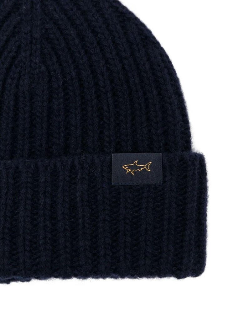 ribbed wool blend beanie by Selfnex