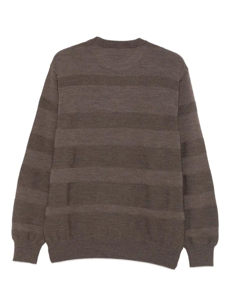 striped wool sweater by Selfnex