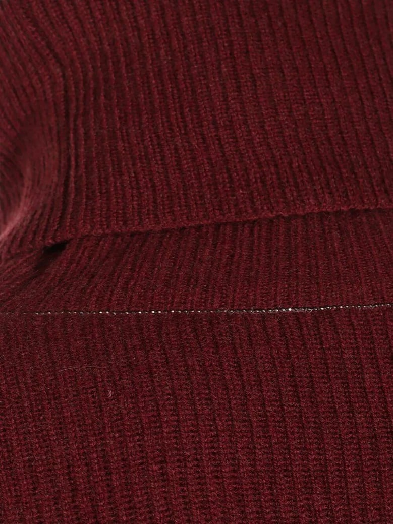 cashmere ribbed ls turtleneck by Selfnex