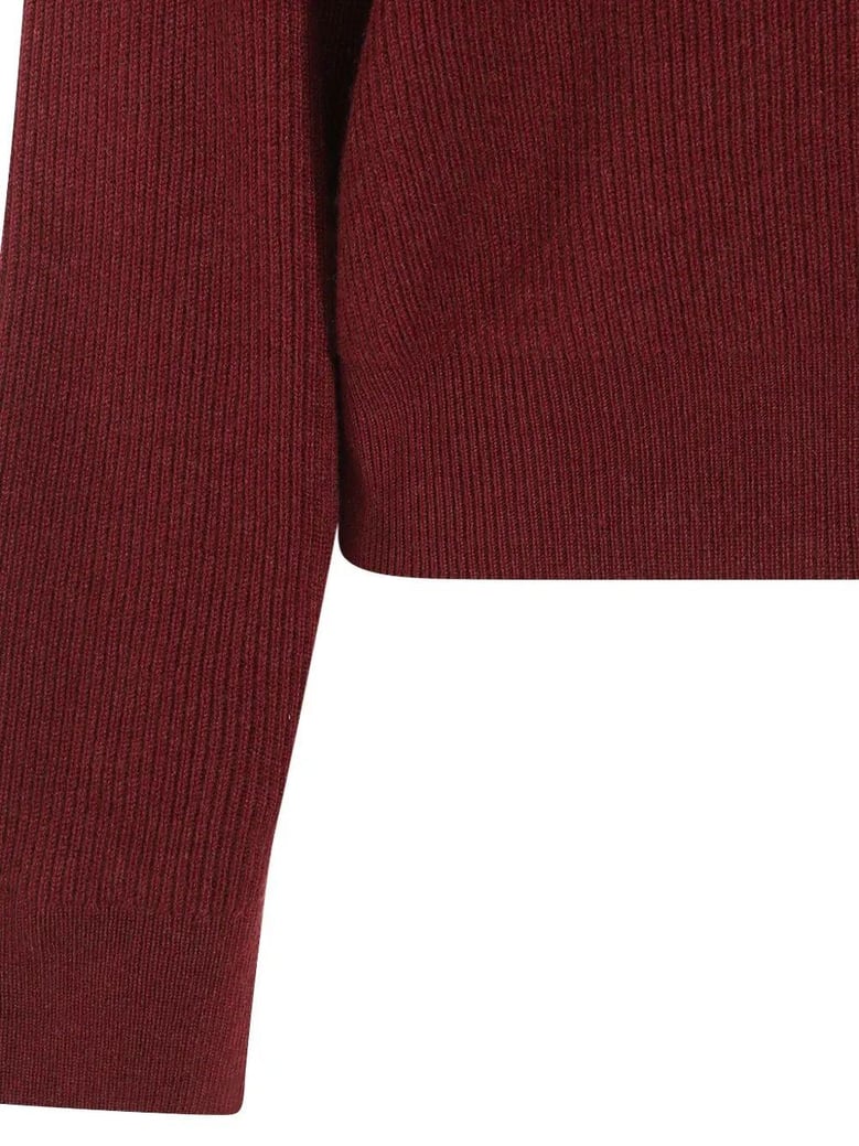 cashmere ribbed ls turtleneck by Selfnex