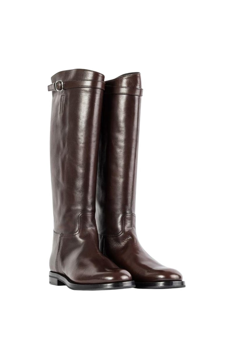 michelle leather boots by Selfnex