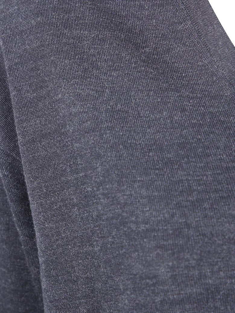 long sleeve v-neck extrafine sweater by Selfnex