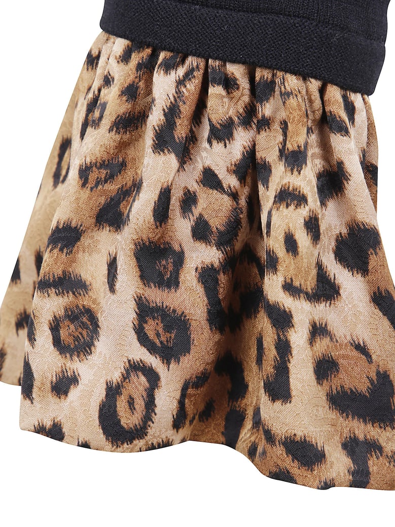 v neck with animalier print by Selfnex