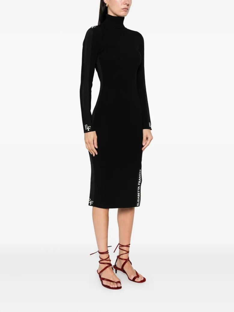 long sleeve knitted dress by Selfnex