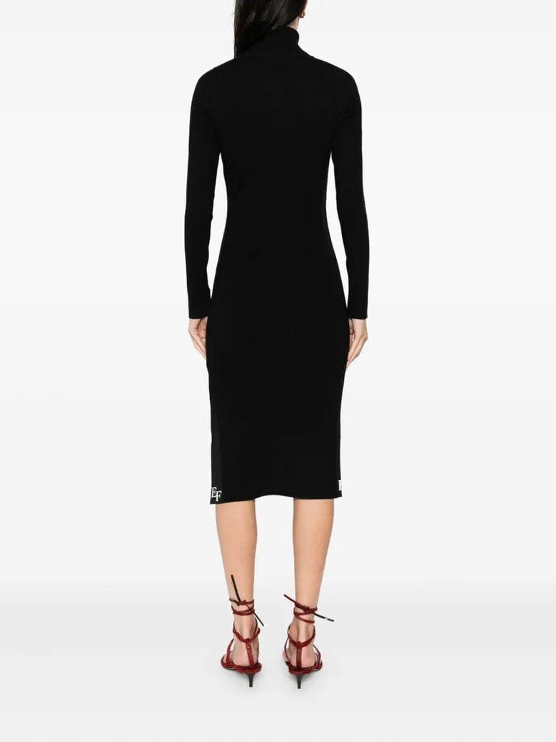 long sleeve knitted dress by Selfnex