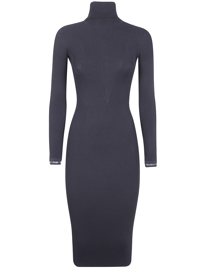 long sleeve dress with belt by Selfnex