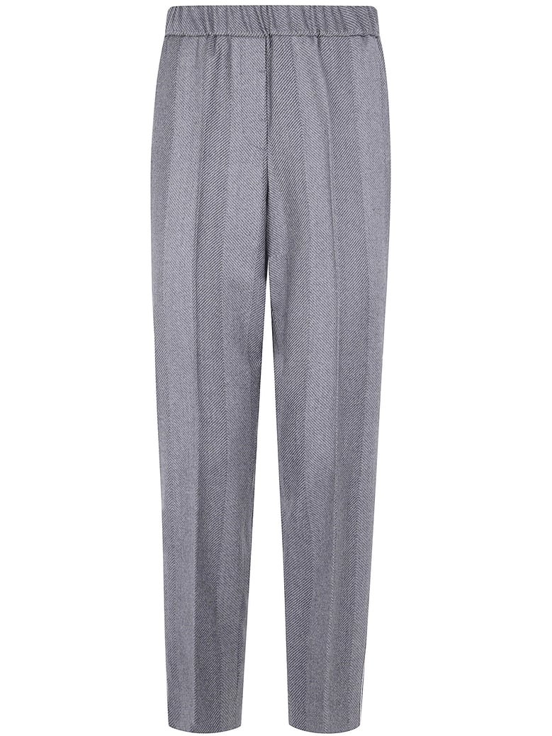 stretch waisted trousers by Selfnex