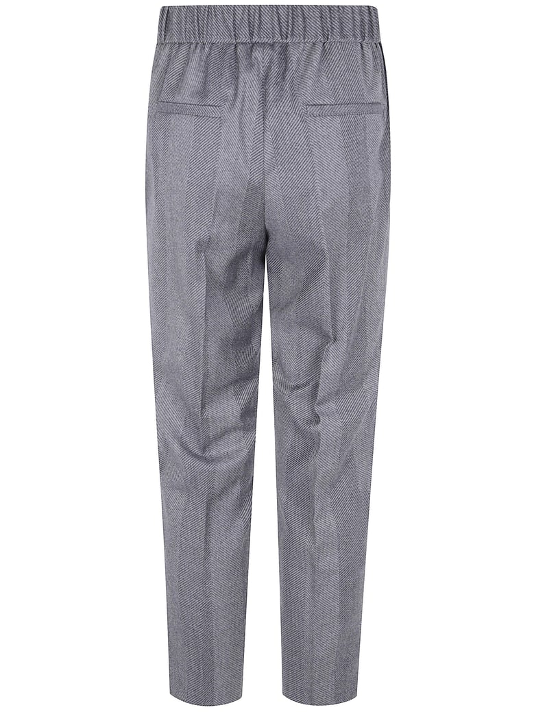 stretch waisted trousers by Selfnex