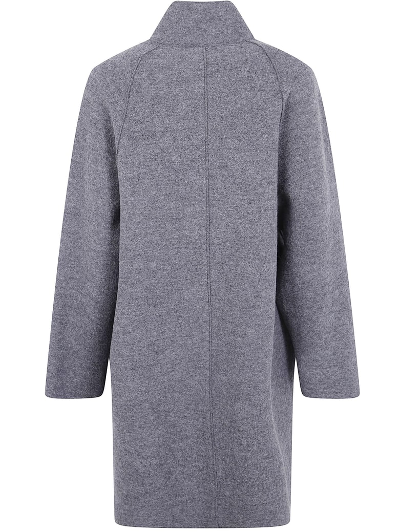 women raglan cape boiled wool by Selfnex