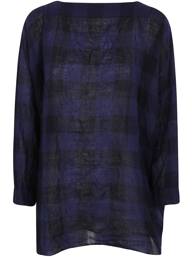 camicia quadrato 5 cm checked shirt by Selfnex