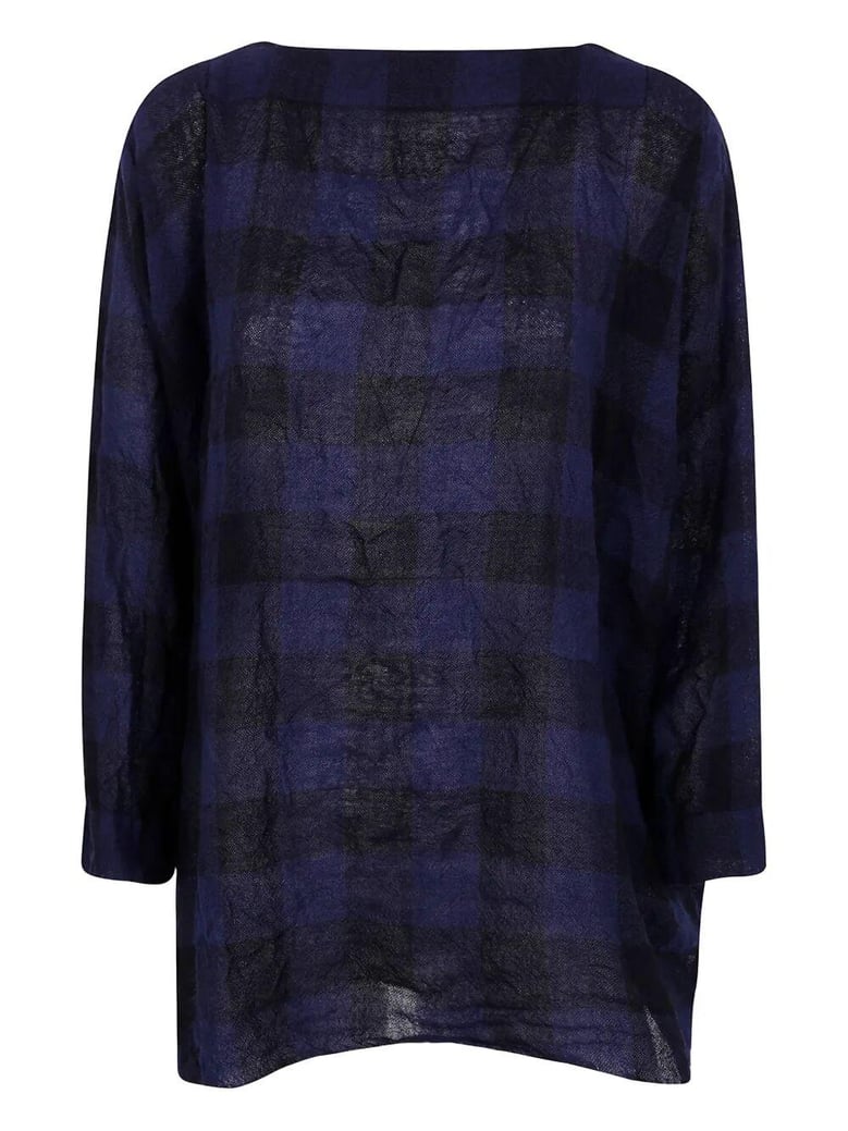 camicia quadrato 5 cm checked shirt by Selfnex
