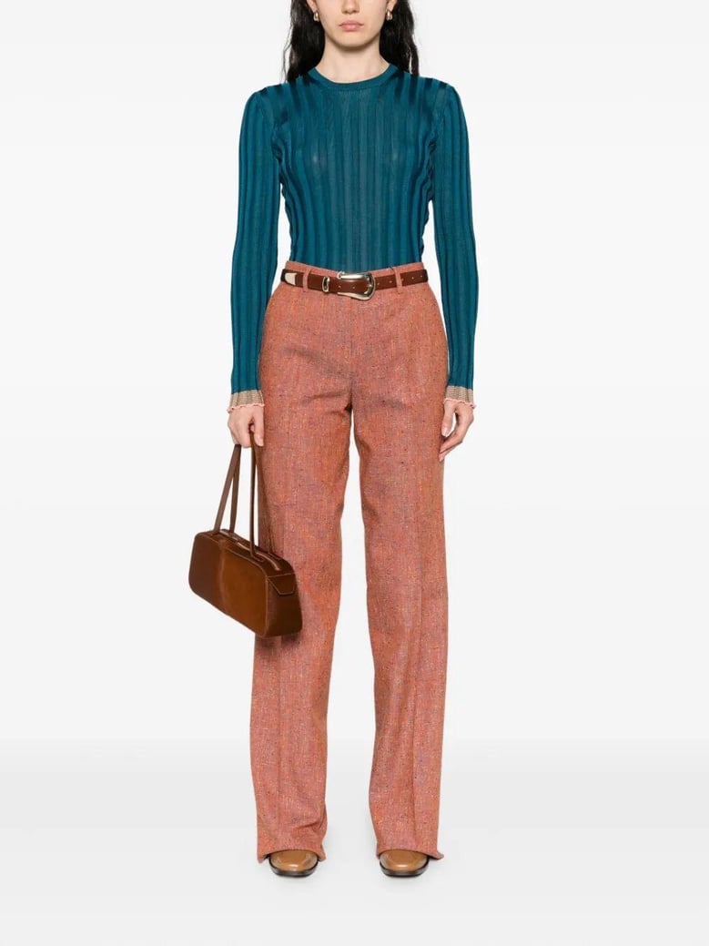 s9860 viscose silk pants by Selfnex