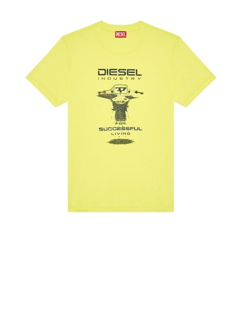 yellow t-shirt with print by Selfnex