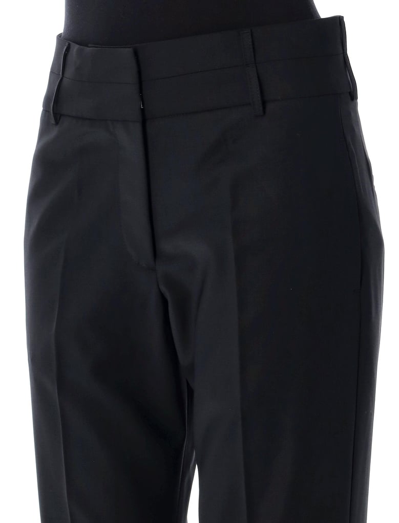 double waistband pants by Selfnex