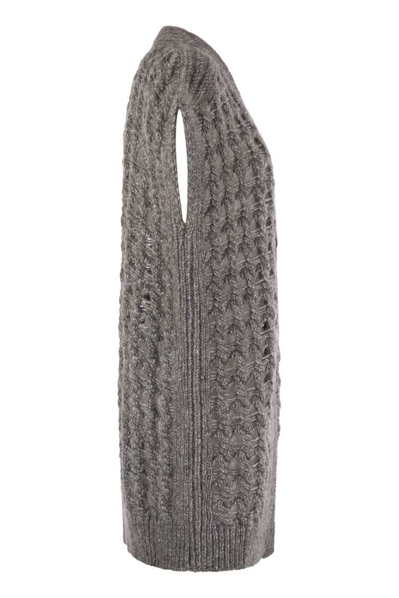long sleeveless cardigan by Selfnex