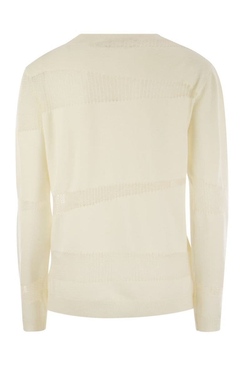 platinum boat neck sweater by Selfnex