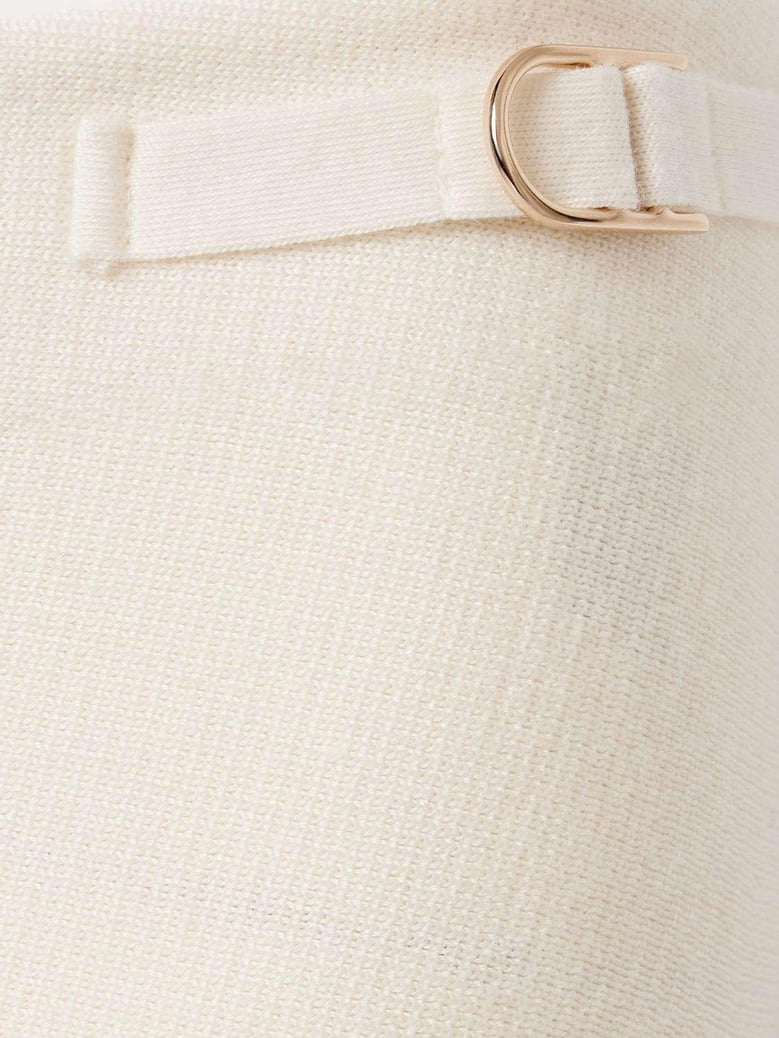 pantalon ayala acampanado marfil by Selfnex
