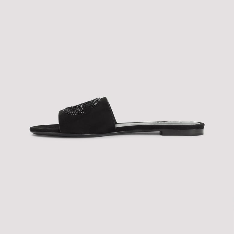 dg logo leather sandals by Selfnex