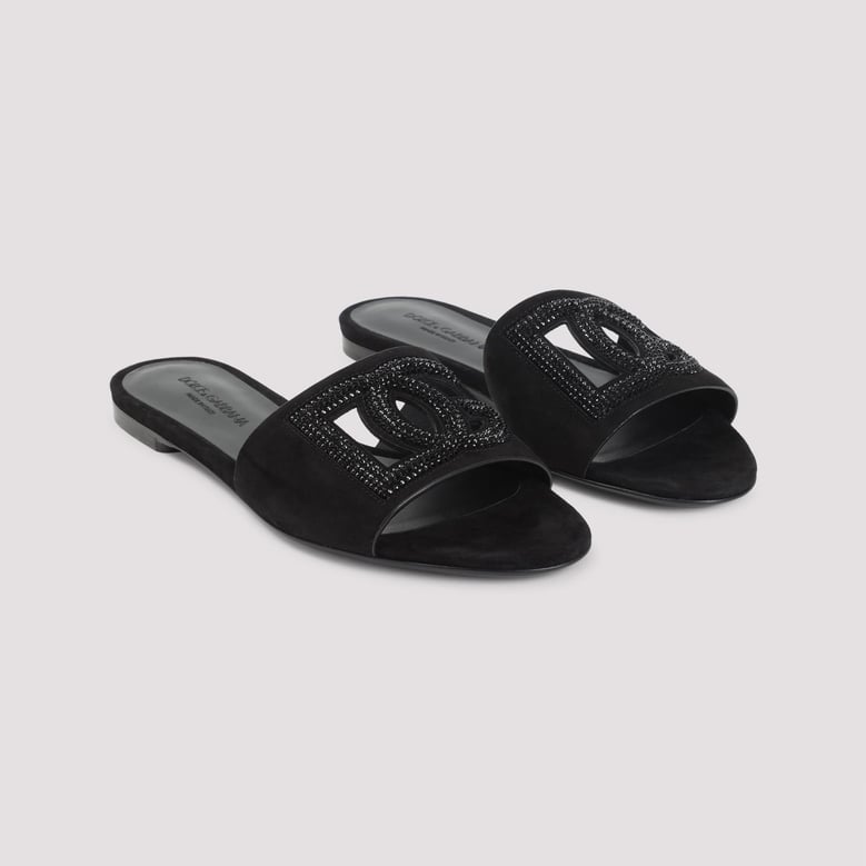 dg logo leather sandals by Selfnex