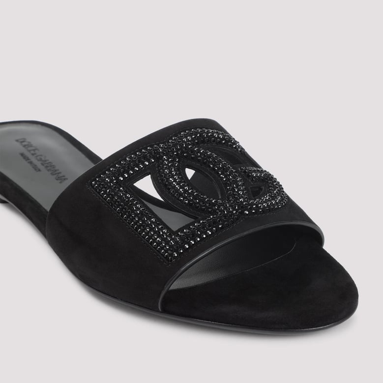 dg logo leather sandals by Selfnex