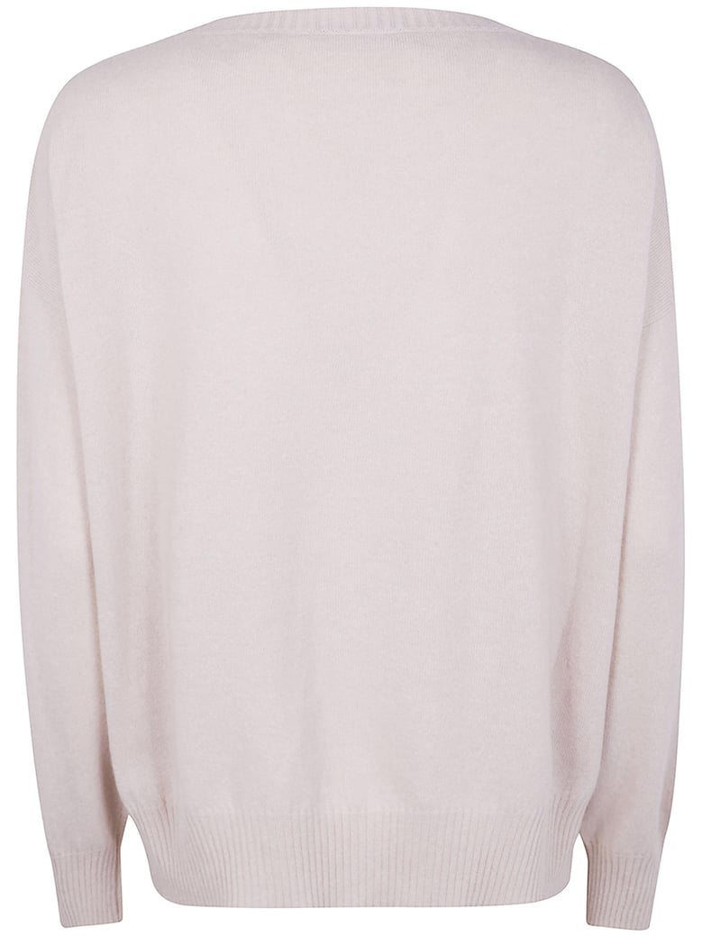 v neck intarsio lux sweater by Selfnex