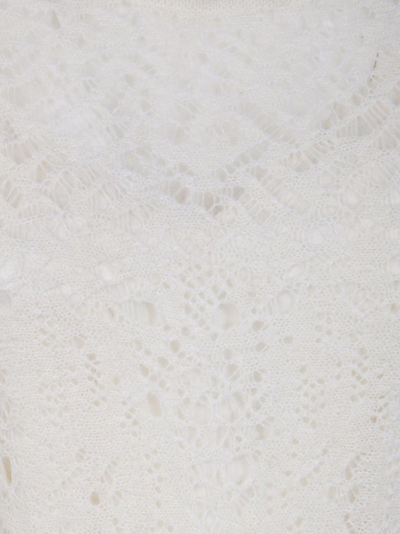lace soft long sleeves dress by Selfnex