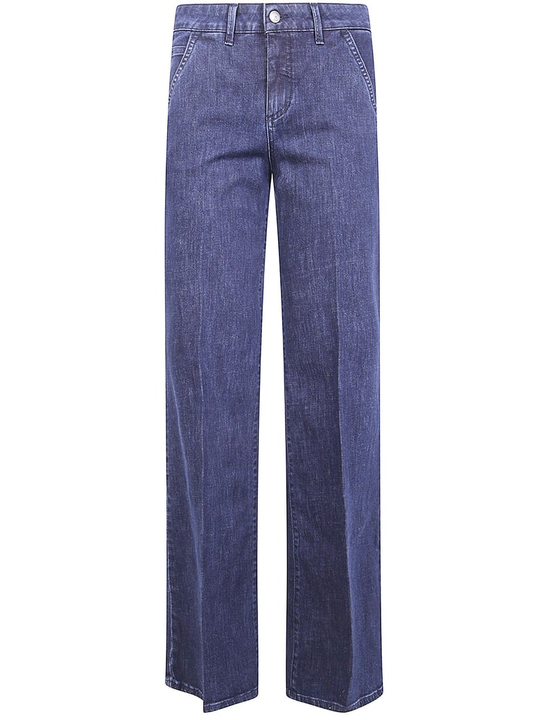 chino flare trousers by Selfnex