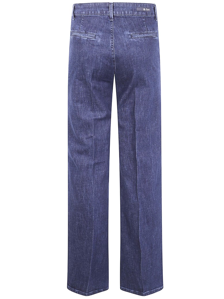 chino flare trousers by Selfnex
