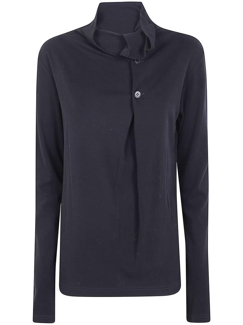 ka- back button off-neck t by Selfnex
