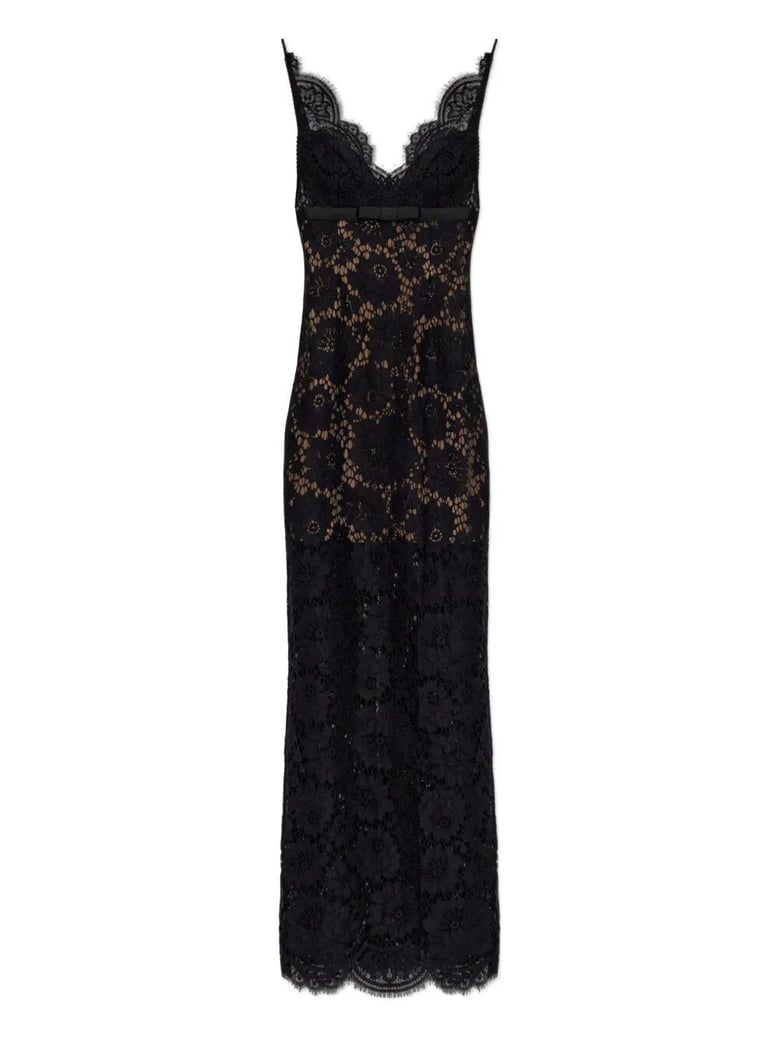 floral lace maxi dress by Selfnex